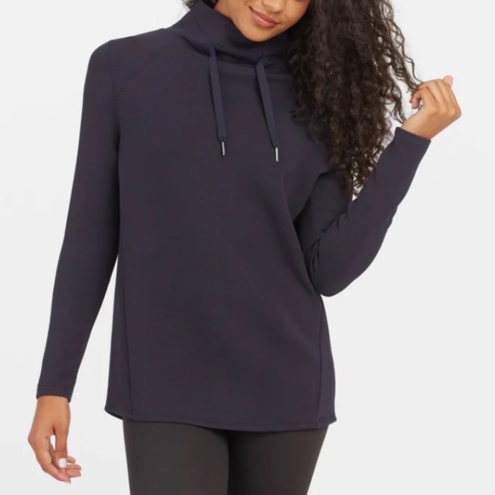 SPANX AirEssentials "Got Ya Covered" Pullover - Classic Navy Size XL